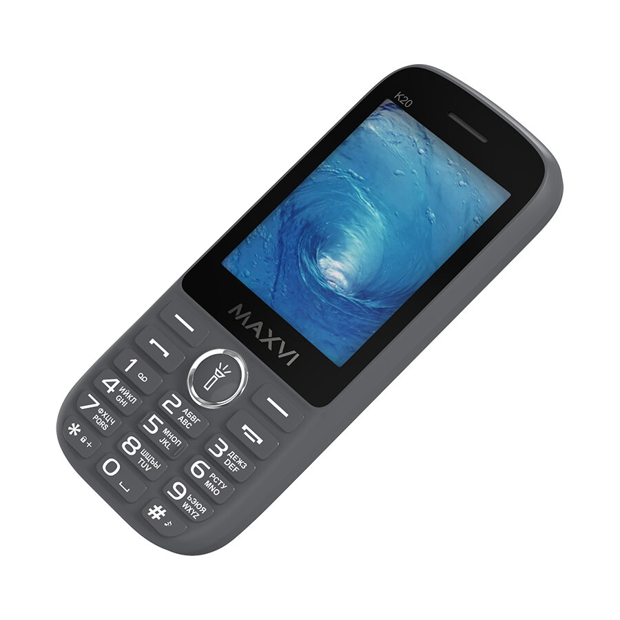 Телефон MAXVI K20, 2 SIM, grey