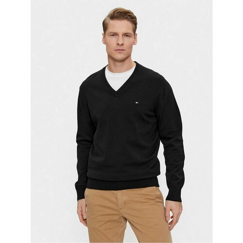 Пуловер TOMMY HILFIGER, размер L [INT], черный