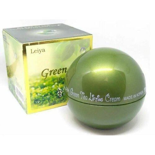 Leiya Крем для лица, Green Tea Lifting Cream, Увлажняющий, 85 гр