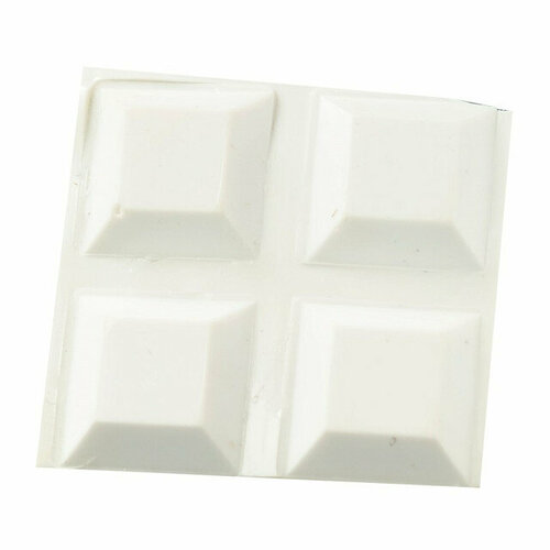 Бампер дверной самоклеющийся белый 4шт 701₽