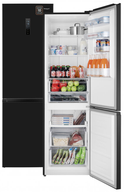 фото Отдельностоящий холодильник с инвертором Weissgauff WRK 2000 Total NoFrost Inverter Black Inox