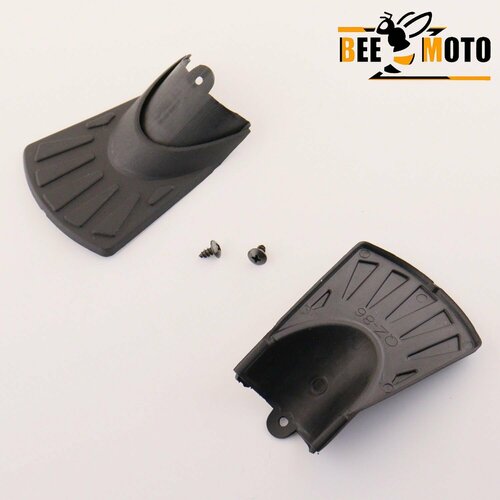 Брызговики для электросамокатов Ninebot Xiaomi и др комплект 2 шт передний и задний для установки на крыло и защиты самоката от брызг воды грязи 286₽