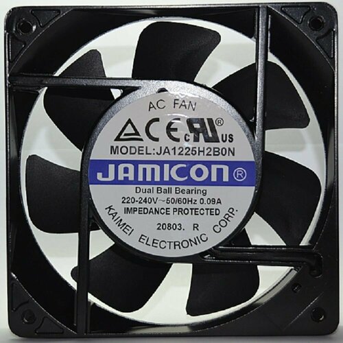 Вентилятор JAMICON JA1225H2B0N вентилятор для корпуса jamicon kf0610b1h r черный