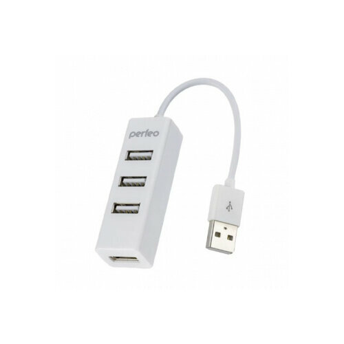 USB Разветвитель PERFEO PF-HYD-6010H White 4 Port разветвитель usb hub perfeo pf hyd 6010h 4 порта usb 2 0 белый