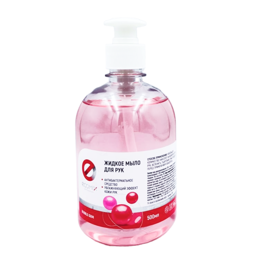 фото Жидкое мыло ECOMIX с дозатором "BUBBLE GUM", 0,5 л