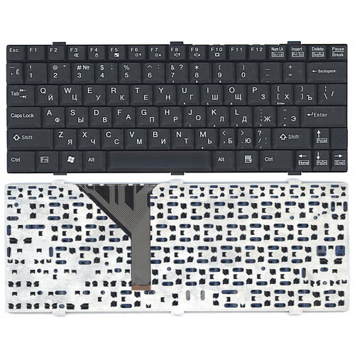 Клавиатура для ноутбука Fujitsu LifeBook P7010 черная клавиатура для ноутбука fujitsu lifebook p5020 p5020d p5010 черная