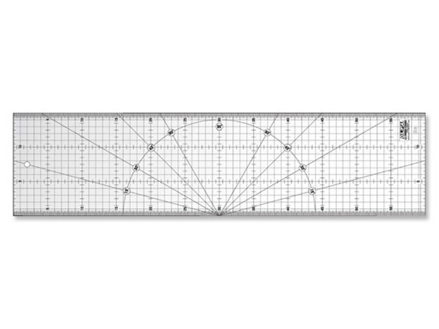 OLFA Линейка метрическая разметочная MQR-15x60 прозрачный/черный 15 см 60 см 0.3 см - фото №8