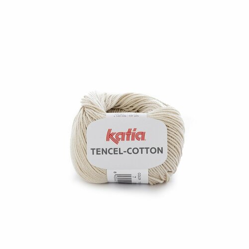 Пряжа для вязания Katia Tencel-Cotton (07 Light beige)