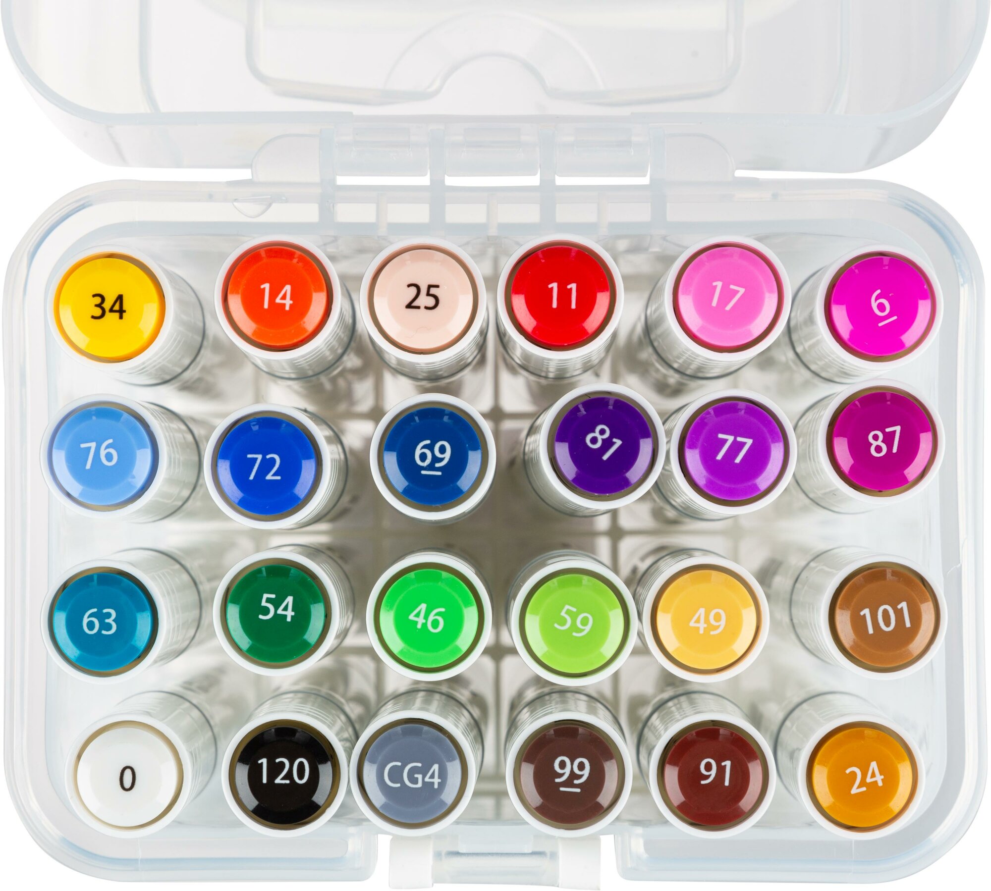 Набор маркеров для скетчинга DELI , 24 цвет., двойной пишущий наконечник - фото №9
