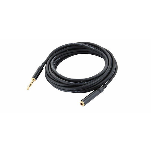 Cordial CFM 7.5 VK инструментальный кабель джек стерео 6.3мм male джек стерео 6.3мм female, 7.5м, че cordial cfm 3 fv инструментальный кабель xlr f джек стерео 6 3 мм 3 0 м черный