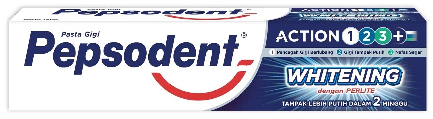 Зубная паста Pepsodent "Whitening", отбеливающая, 190гр - фото №4