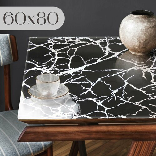 Гибкое стекло на стол 60x80 см