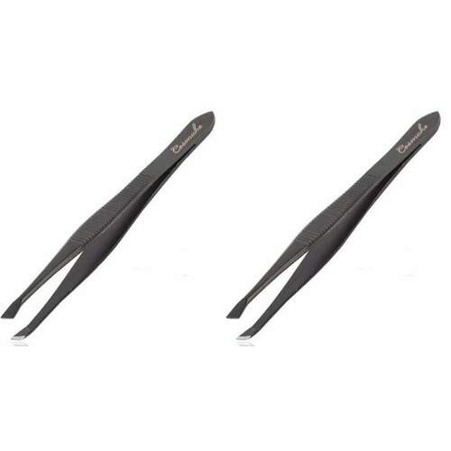 Cosmake Пинцет TWS-03 черный скошенный 2 шт 719₽