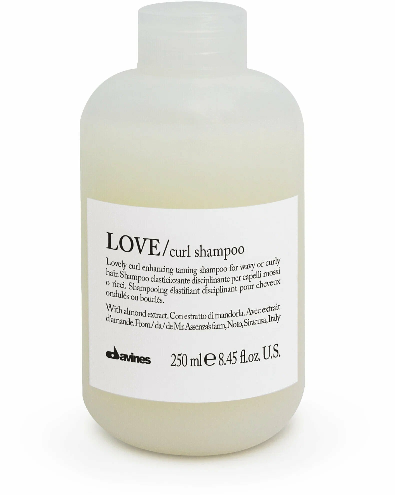 Davines Love Lovely Curling Shampoo Шампунь для усиления локона, 250мл