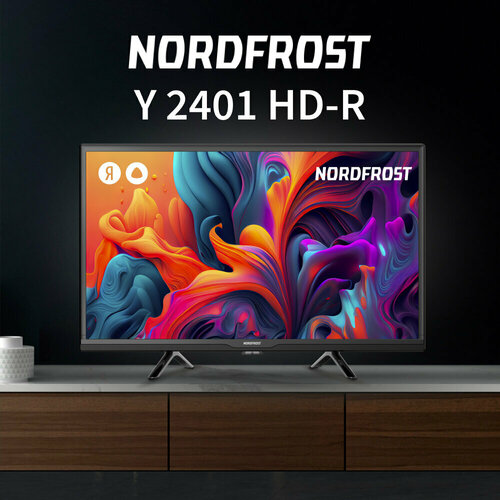 Телевизор NORDFROST Y 2401 HD-R, черный