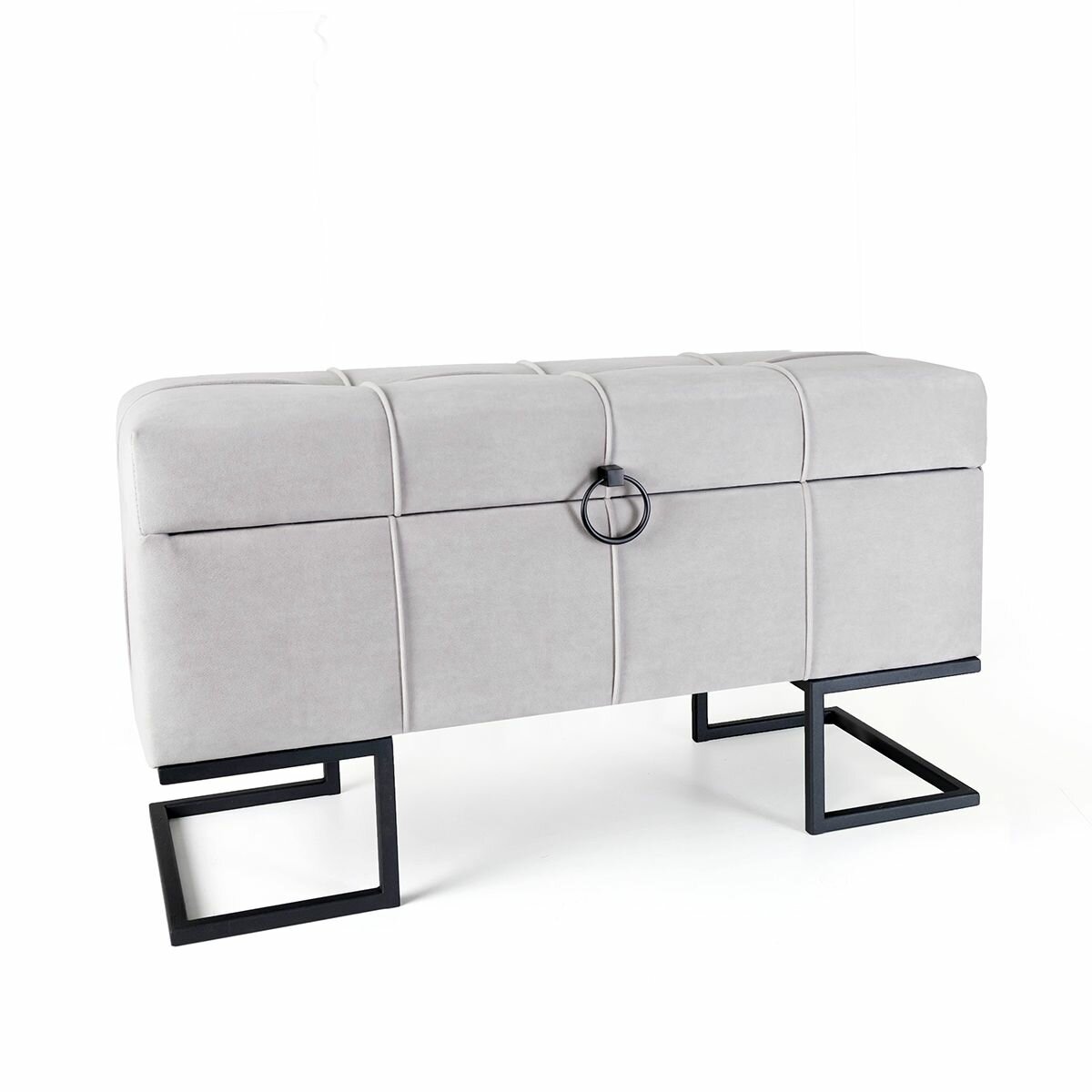 фото Пуф SAMOYLOV MEBEL с ящиком для хранения. Пуфик в прихожую, банкетка мягкая длинная.