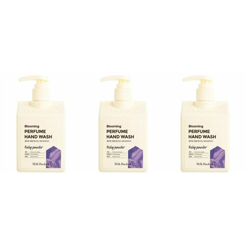 MILK BAOBAB Гель-пенка для рук очищающий Perfume Hand Wash Baby Powder 250 мл 3 шт 2483₽