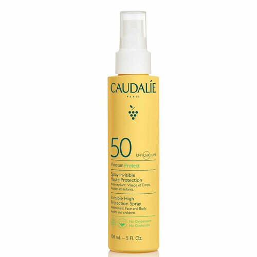CAUDALIE Солнцезащитное молочко-спрей для лица и тела Vinosun High Protection Spray SPF 50