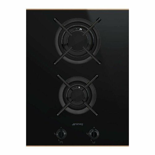 Газовая варочная панель 38 cм Smeg Dolce Stil Novo PV632CNR черная 12099000₽