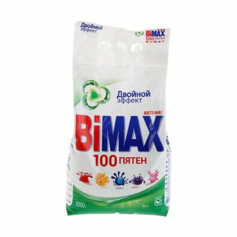 Стиральный порошок Bimax 100 пятен, автомат, 3 кг