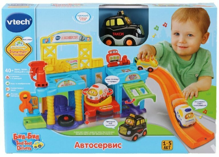 Vtech Игровой набор VTech Бип-Бип Toot-Toot Drivers «Автосервис» 80-164826