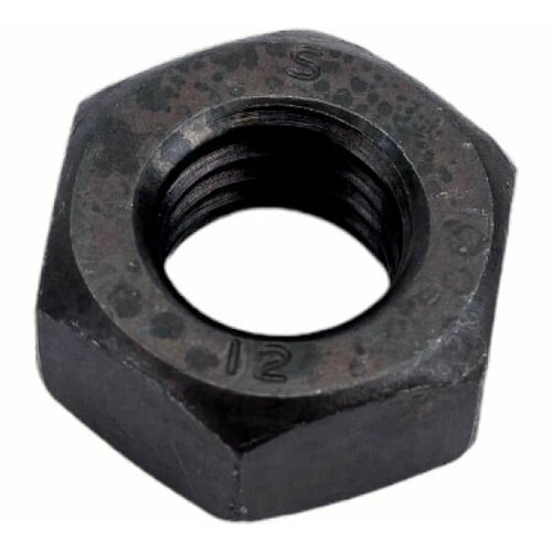 Море-Метизов Гайка DIN 934 класс прочности 12, оксид M10,10 шт. GAYKA934M1010M