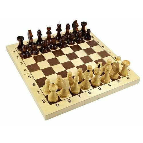Настольная игра Игра настольная Шахматы деревянные (Поле 29смx29см)