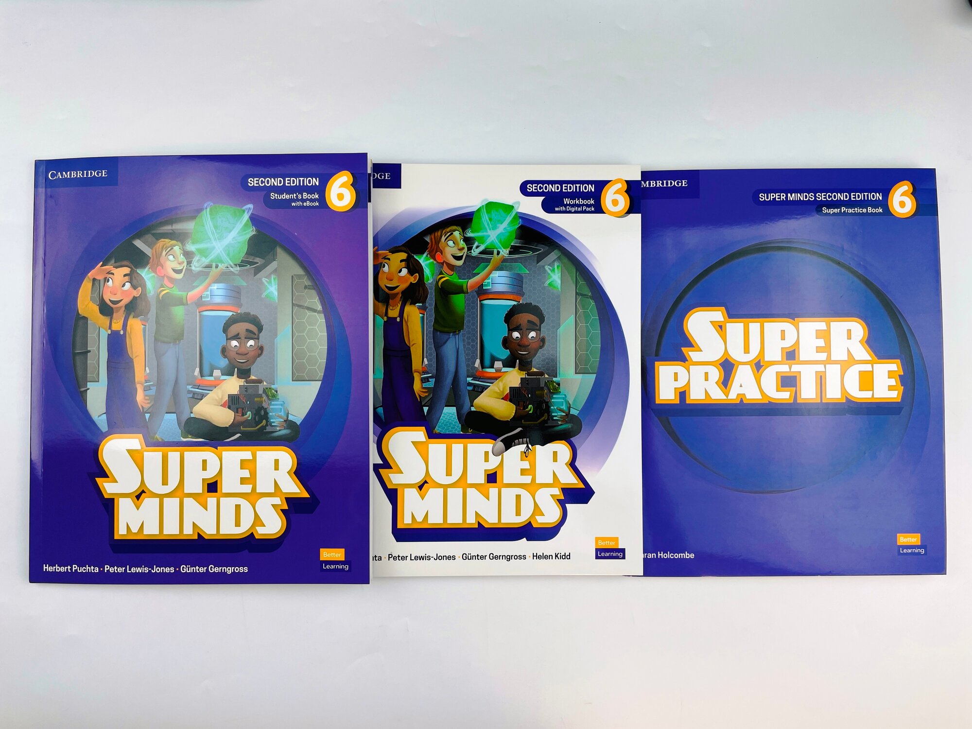 Комплект Super Minds 6 + Super Practice 6 (second edition) Students book with DVD+ WorkBook