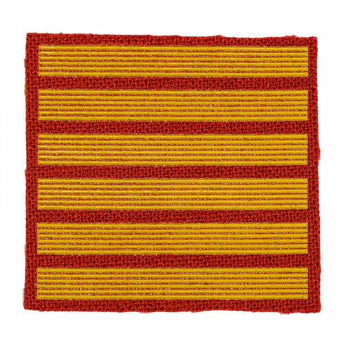 Курсовка п/а прямая 6 курс (красное сукно, желтая полоса), Наличие липучки Без липучки