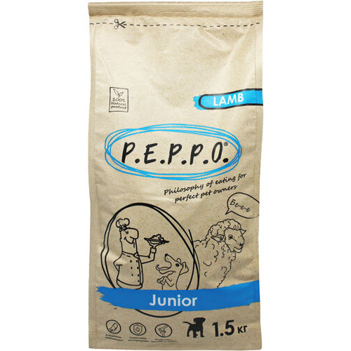 Пеппо 74735 Junior Lamb сух. для щенков Ягненок 1,5кг