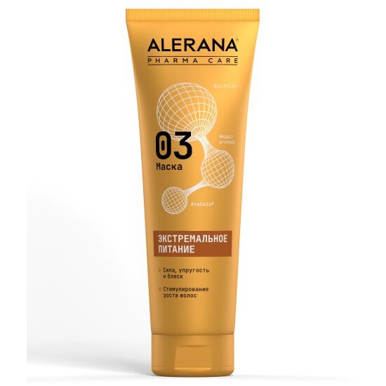 Маска для волос Alerana Pharma Care Формула экстремального питания, 260мл
