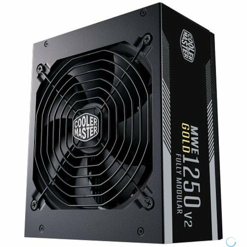 Power Supply Cooler Master MWE Gold V2 MPE-C501-AFCAG 1250W ATX 140mm 244pin 12xSATA 8xPCI-E62 APFC 80 22500₽