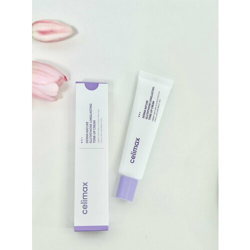 Celimax Крем для лица против пигментации - Glutathione longlasting tone-up cream, 35мл тонер против пигментации с глутатионом bio intense glutathione white silky toner