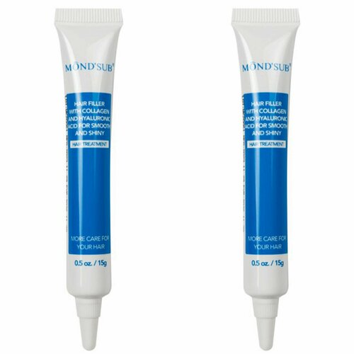 MondSub Филлер для волос Hair Filler With Collagen And Hyalorunic Acid с Коллагеном и Гиалуроновой кислотой 15 мл 2 шт 758₽