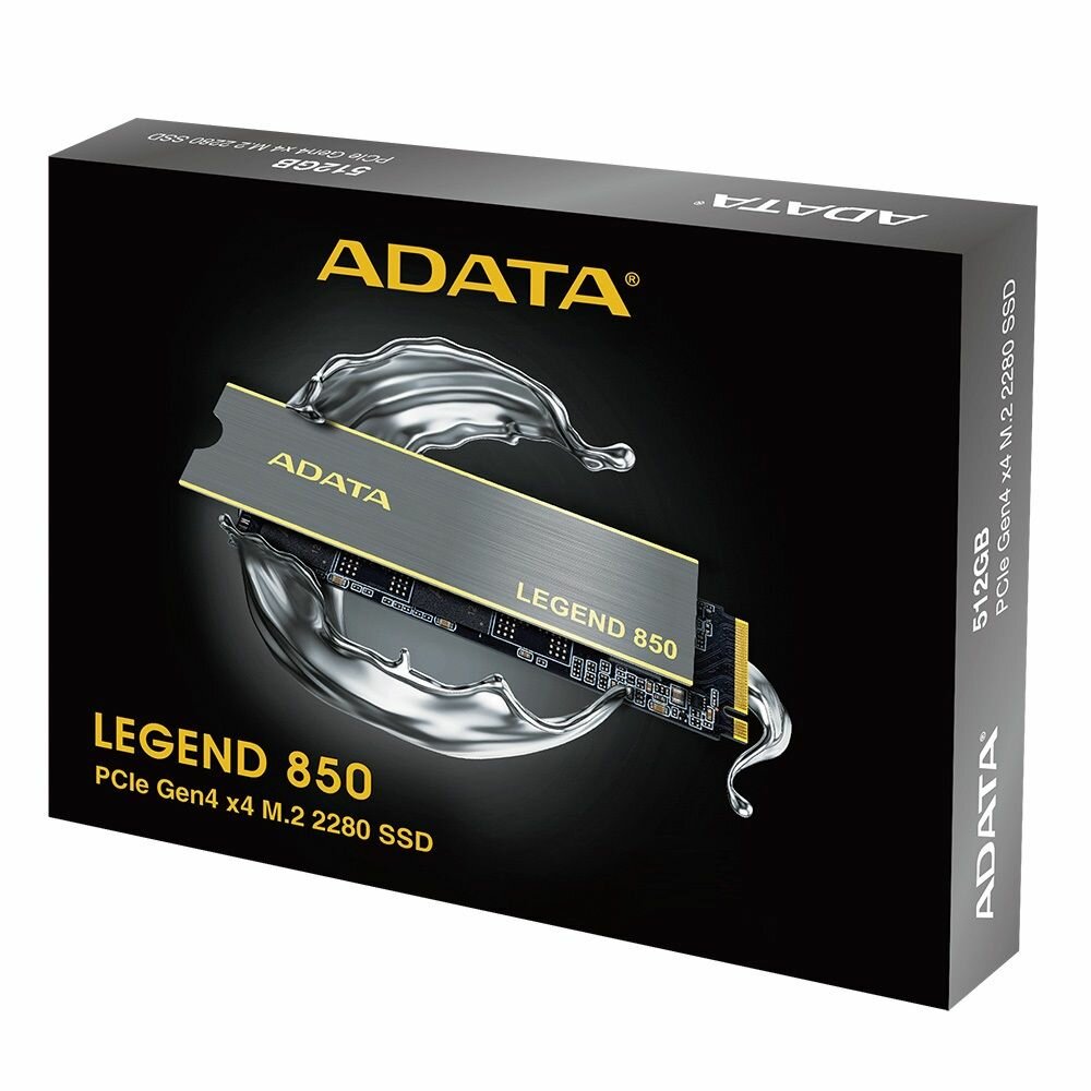 Накопитель Adata SSD M.2 LEGEND 850 1TB PCIe 4.0 x4 3D NAND (ALEG-850-1TCS)