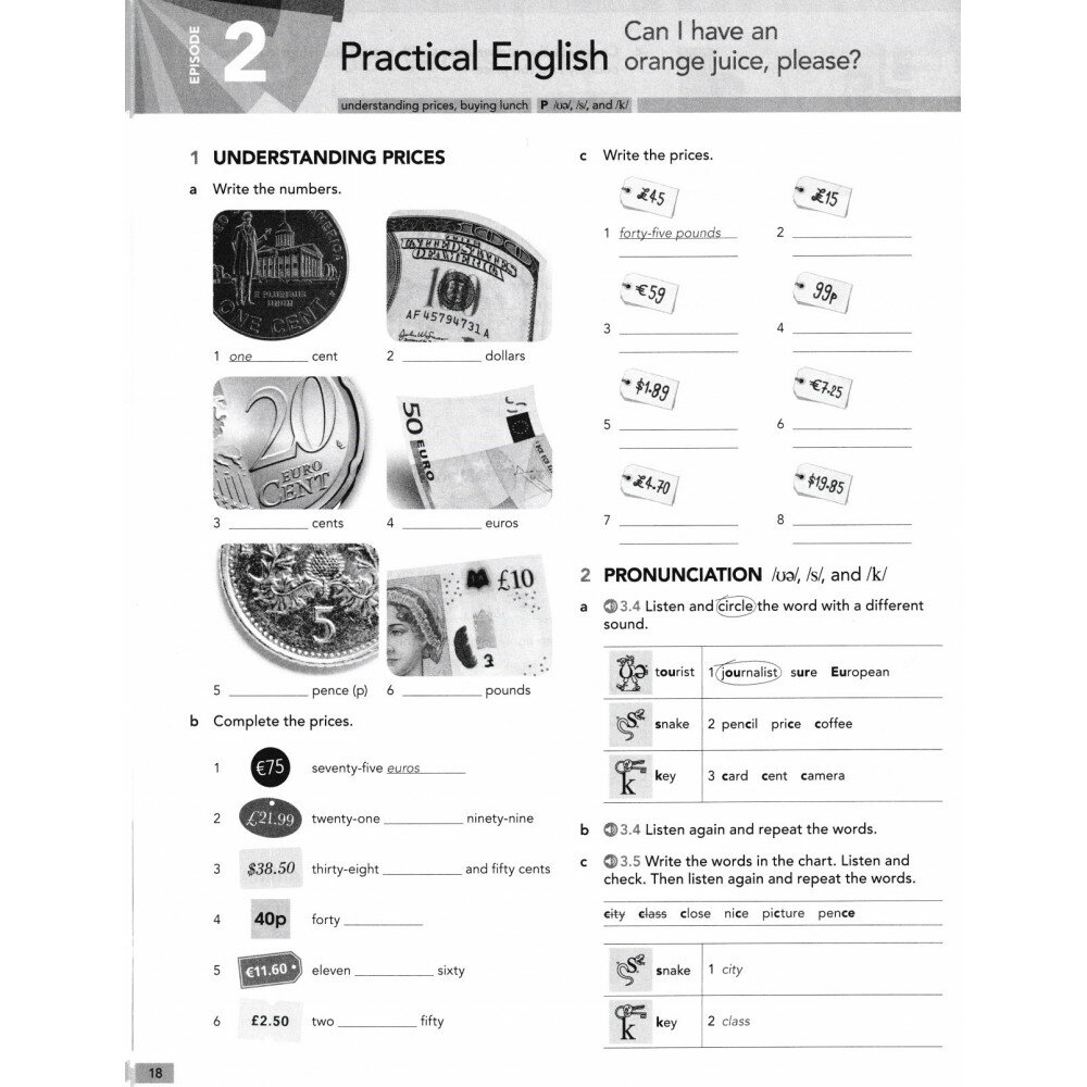 English File. Beginner. Workbook Without Key - фото №8