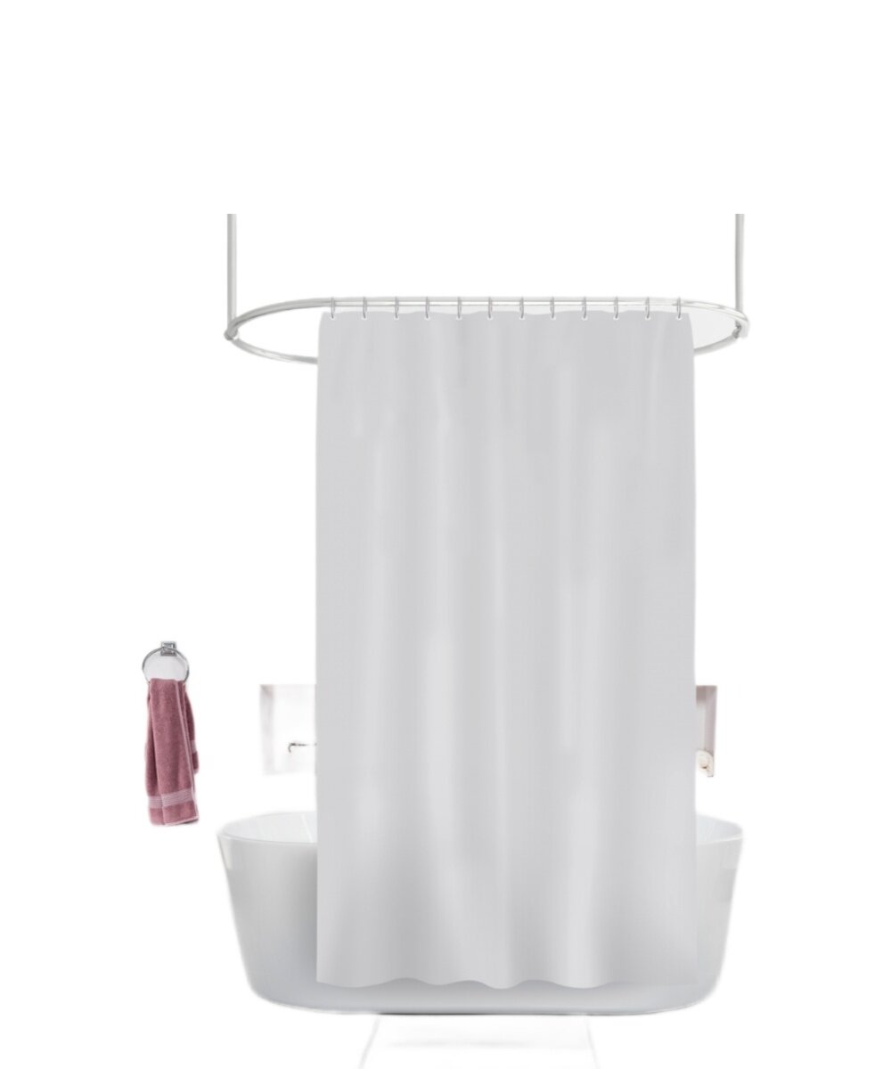 Штора для ванны Dasch PEVA GX005-W водоотталкивающая 180x200 см белая