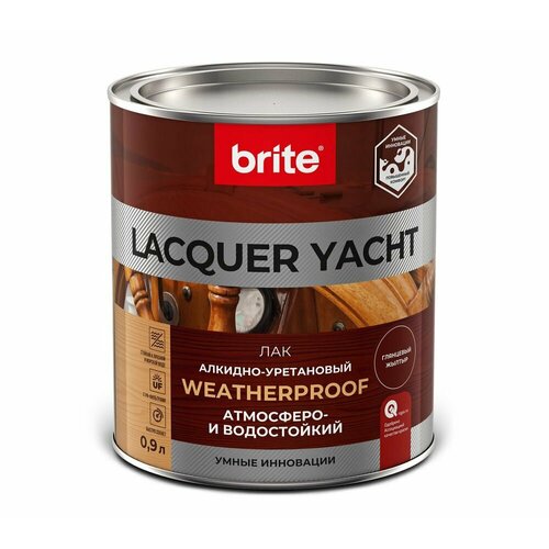 Лак яхтный Lacquer Yacht 0.9 л глянцевый лак яхтный lacquer yacht 9 л полуматовый