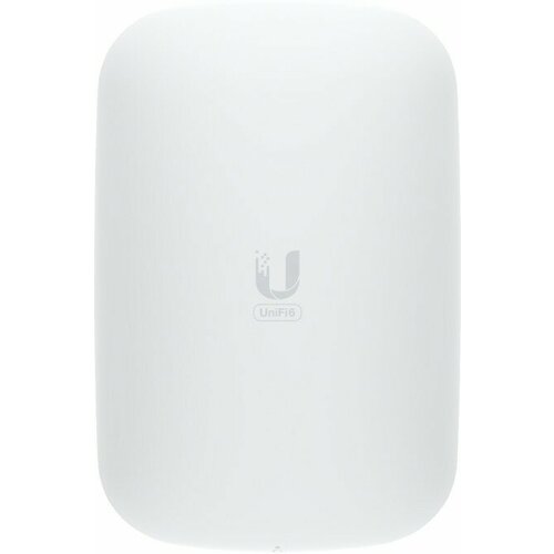 Точка доступа Wi-Fi Ubiquiti UniFi 6 AP Extender Точка доступа 2,4+5 ГГц, Wi-Fi 6, 4х4 MU-MIMO точка доступа ubiquiti unifi 6 ap in wall 2 4 5 ггц 6 4х4 mu mimo 5х 1g rj45