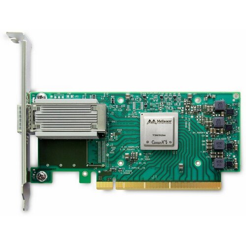 Сетевой адаптер Mellanox MCX515A-CCAT ConnectX-5 EN network interface card, 100GbE single-port QSFP28, PCIe3.0 x16, tall bracket, RTL {20} (