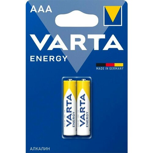 Батарея Varta Energy LR03 Alkaline AAA (2шт) блистер батарея varta energy bl2 alkaline lr14c 2шт блистер