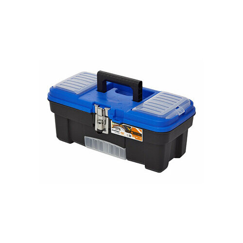 Ящик для инструментов Blocker Expert 16 с металлическим замком, черный/синий лего ящик для инструментов blocker expert 20 с металлическим замком