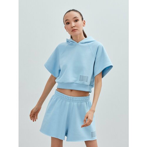 фото Лонгслив lilibu store, размер onesize, голубой