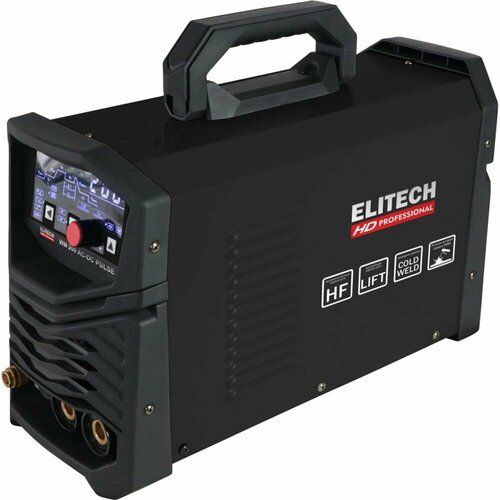 Сварочный аппарат ELITECH WM 200 AC-DC PULSE gk electric tig 200p ac dc mix maestro инвертор аргоновой сварки 220в 5 200a pulse mixtig coldweld память настроек арт 46163