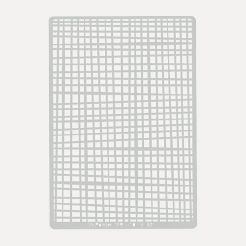 Изображение товара Mr.Painter TFR-10-PF01 трафарет-маска 11.5×16.5 см, 52 клетки, Решетка для росписи и декора