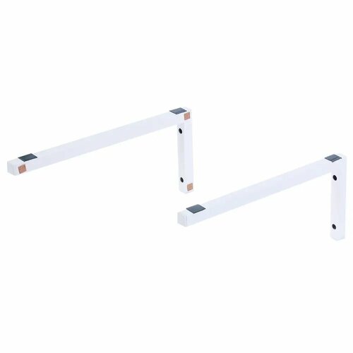 Кронштейн Г-образный 430x200 мм цвет белый 2 шт 5272₽