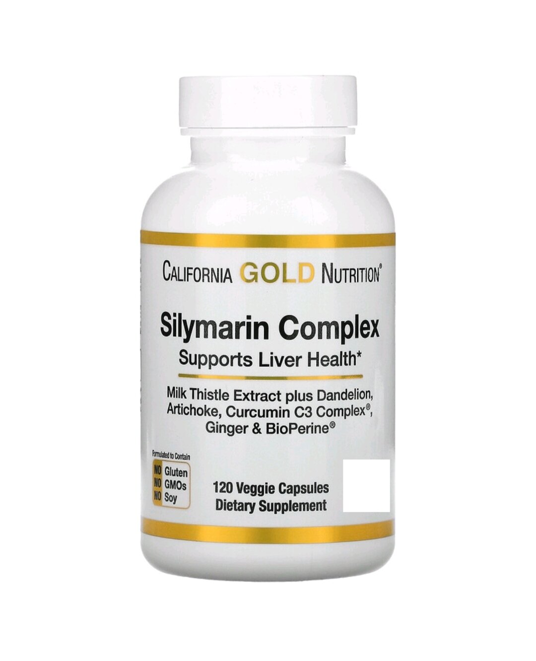 California Gold Nutrition Silymarin Complex (Здоровье Печени) 300 мг 120 капсул (California Gold Nutrition)