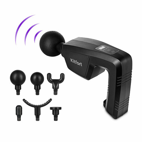 Перкуссионный массажер 2 в 1 Kitfort КТ-2976 4450₽