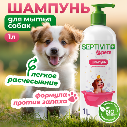 Шампунь для собак 1000 мл Septivit Premium