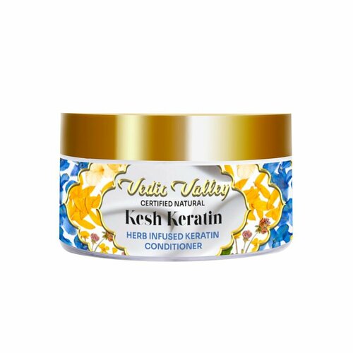 Кондиционер для волос Vedic Valley Kesh Keratin для объема и защиты от солнца с Кератином, 250 г